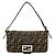 Borsa a tracolla a secchiello Fendi Zucca Mamma Marrone