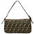 Borsa a tracolla a secchiello Fendi Zucca Mamma Marrone - vista 3