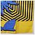 Sciarpa Christian Dior in seta gialla Auth BA12629A Giallo - vista 11