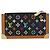 LOUIS VUITTON Monogram Multicolor Pochette Cles Purse Black M13664 Auth BA12619A - view 2
