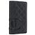 CHANEL Cambon Line Long Wallet Lamb Skin Black CC Auth 176414 Nero