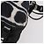Borsa a tracolla reversibile CHANEL Sports Line Nylon Nero Argento CC Auth bs35056 - vista 10