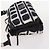 Borsa a tracolla reversibile CHANEL Sports Line Nylon Nero Argento CC Auth bs35056 - vista 5