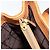 Céline Borsa CELINE C Macadam in tela e scamosciato Arancione Oro Autentica ep14550 D'oro - vista 18