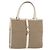 Borsa GUCCI Jackie in tela beige argento 002 1065 Auth ti3929A