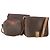 Céline Borsa a Spalla CELINE Macadam Canvas PVC Pelle 3 Set Marrone Auth 177933