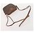 Céline Borsa a Spalla CELINE Macadam Canvas PVC Pelle 3 Set Marrone Auth 177933 - vista 19