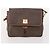 Céline Borsa a Spalla CELINE Macadam Canvas PVC Pelle 3 Set Marrone Auth 177933 - vista 2