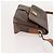 Céline Borsa a Spalla CELINE Macadam Canvas PVC Pelle 3 Set Marrone Auth 177933 - vista 4