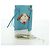 LOEWE × Ghibli Howl's Moving Castle Dice Pocket Hin Leather Blue Auth 167311SM D'oro Blu chiaro - vista 12