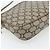 Bolsa de Ombro GUCCI GG Plus Supreme PVC Bege Ouro Auth 180113 Dourado - vista 13