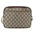 Bolsa de Ombro GUCCI GG Plus Supreme PVC Bege Ouro Auth 180113 Dourado - vista 3