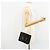 Borsa a Spalla Salvatore Ferragamo Gancini in Satin Nero e Oro Auth 179087 D'oro - vista 23