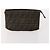 FENDI Zucchino Canvas Zucca Canvas Pecan Canvas Bag PVC 3 Set Auth bs35110 Marrone Nero - vista 9