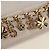 CHANEL Choco Bar Icon Chain Shoulder Bag Lamb Skin Gold Pink CC Auth 179351SV Rosa Dourado - vista 18