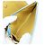 LOEWE �~ Ghibli Howl's Compact Zip Wallet Hin Leather Light Blue Auth 167304SM Blu chiaro - vista 10