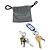 BALENCIAGA Old School Pierce metal Silver Gold Auth bs35093SAM Argento D'oro