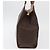 Céline CELINE Macadam Canvas Tote Bag PVC Leder Braun Gold Authentisch 180188 Golden - Ansicht 5
