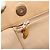 CHANEL Matelasse Hand Bag Lamb Skin Beige CC Auth BA12511 - vista 21
