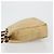 CHANEL Matelasse Hand Bag Lamb Skin Beige CC Auth BA12511 - vista 5
