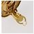 Orecchini CHANEL metallo Gold CC Auth 178397 D'oro - vista 9