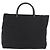 PRADA Handtasche aus Nylon Schwarz Silber Auth 180193 - Ansicht 2