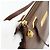 Borsa Christian Dior in pelle marrone oro Auth 178764 D'oro - vista 14