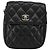 CHANEL Matelasse Chain Shoulder Bag Lamb Skin Black Gold CC Auth BA12607 Nero D'oro - vista 2