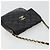 CHANEL Matelasse Chain Shoulder Bag Lamb Skin Black Gold CC Auth BA12607 Nero D'oro - vista 6
