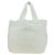 PRADA Shearing Tote Bag Mouton Weiß Silber Auth mr2498V - Ansicht 2