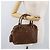 Borsa BALLY in pelle marrone e oro Auth BA12542 D'oro - vista 23