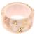 Anello Berg Farandole LOUIS VUITTON in plastica M Rosa M65816 LV Auth hk3763A