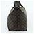 Céline Borsa CELINE Macadam Canvas PVC Pelle Nera Oro Auth mr2503A Nero D'oro - vista 5