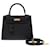 Hermès HERMES Kelly 25 Tasche aus schwarzem Leder - 103510 - Ansicht 3