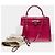 Hermès Borsa HERMES Kelly 28 in Pelle Esotica Rosa - 103511 - vista 2
