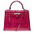 Hermès Borsa HERMES Kelly 28 in Pelle Esotica Rosa - 103511 - vista 3