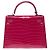 Hermès Borsa HERMES Kelly 28 in Pelle Esotica Rosa - 103511 - vista 4