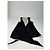 Vintage Issey Miyake Woll-Wickel-Top Schwarz Creme M - Ansicht 5