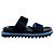 Sandali Dries van Noten con strap in velcro in pelle di vitello Nero / Blu - vista 2