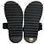 Sandali Dries van Noten con strap in velcro in pelle di vitello Nero / Blu - vista 7