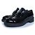 Prada, mocassini in pelle nera lucida Nero
