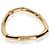 Collana choker Gucci Large Bamboo placcata in oro - vista 2