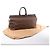 Borsa Louis Vuitton Greenwich GM Damier Ebene N41155 Rosso - vista 15