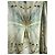 Alexander McQueen Vestido de Seda Estampado Mariposa FW2018 Blanco Beige Verde - vista 3