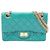Borsa a tracolla Chanel 2.55 in pelle di vitello verde