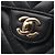Borsa a tracolla Chanel V-stitch Chevron Double Flap Nero - vista 15