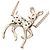 Collana Chanel Year Gift 2025 Coco Mark Bambi Bianco D'oro Verde