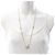 Collana Chanel Year Gift 2025 Coco Mark Bambi Bianco D'oro Verde - vista 7