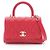 Borsa 2-Way Chanel Coco Handle XXS Top Rosso