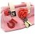 Borsa Chanel Chocolate Bar No. 5 Camellia Rosa Crudo - vista 14